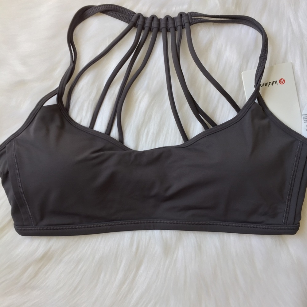 NWT lululemon lighten up bra size 10 dark carbon - Picture 1 of 3